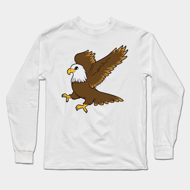 Eagle Long Sleeve T-Shirt by MyBeautifulFiles